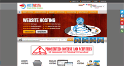 Desktop Screenshot of hostnesta.com